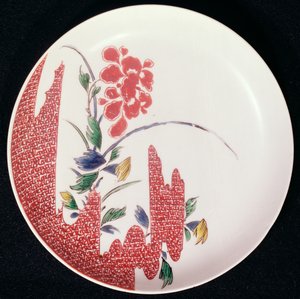 鍋島プレート、1716-35年（磁器）